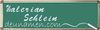 Walerian Schlein Visitenkarte